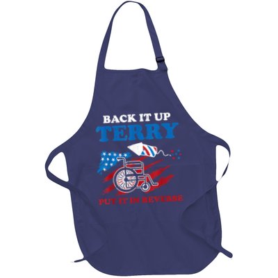 Back Up Terry Put It In Reverse 4th Of July Funny Patriotic Apron