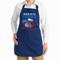 Back Up Terry Put It In Reverse 4th Of July Funny Patriotic Apron