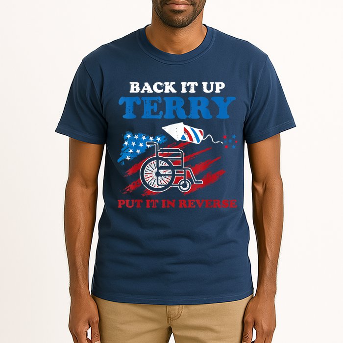 Back Up Terry Put It In Reverse 4th Of July Funny Patriotic Tall T-Shirt