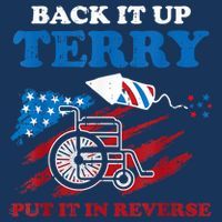 Back Up Terry Put It In Reverse 4th Of July Funny Patriotic Sustainable Bucket Hat