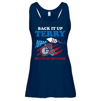 Back Up Terry Put It In Reverse 4th Of July Funny Patriotic Ladies Essential Flowy Tank