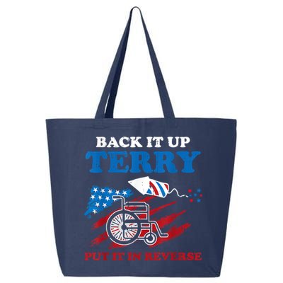 Back Up Terry Put It In Reverse 4th Of July Funny Patriotic 25L Jumbo Tote