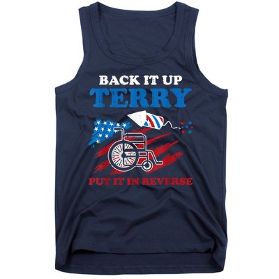 Back Up Terry Put It In Reverse 4th Of July Funny Patriotic Tank Top