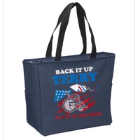 Back Up Terry Put It In Reverse 4th Of July Funny Patriotic Zip Tote Bag