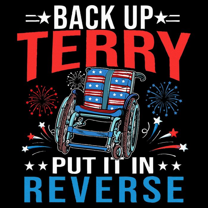 Back Up Terry Put It In Reverse Fireworks Funny 4th Of July Daily Commute Backpack