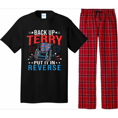 Back Up Terry Put It In Reverse Fireworks Funny 4th Of July Pajama Set