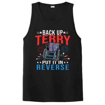 Back Up Terry Put It In Reverse Fireworks Funny 4th Of July PosiCharge Competitor Tank