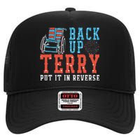 Back Up Terry Put It In Reverse Firework 4th Of July High Crown Mesh Back Trucker Hat