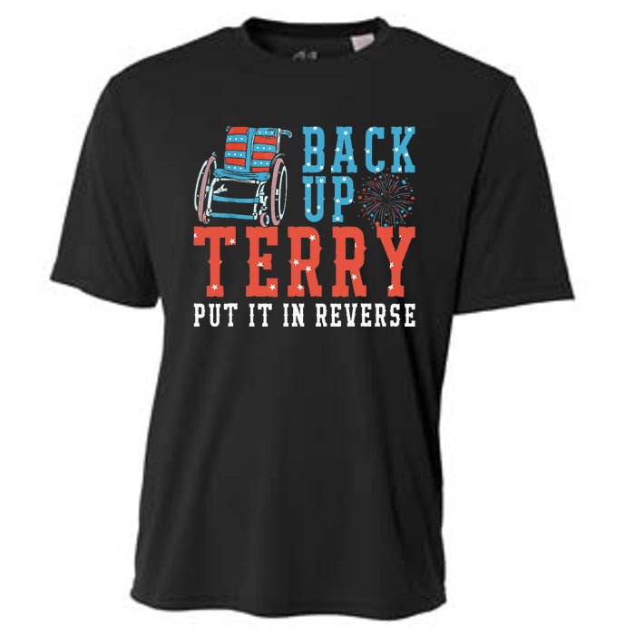 Back Up Terry Put It In Reverse Firework 4th Of July Cooling Performance Crew T-Shirt