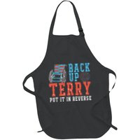 Back Up Terry Put It In Reverse Firework 4th Of July Full-Length Apron With Pockets
