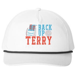 Back Up Terry Put It In Reverse Firework 4th Of July Snapback Five-Panel Rope Hat