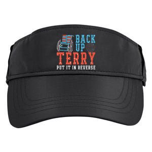 Back Up Terry Put It In Reverse Firework 4th Of July Adult Drive Performance Visor