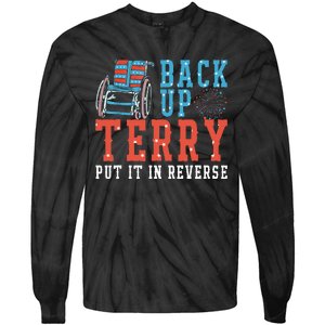 Back Up Terry Put It In Reverse Firework 4th Of July Tie-Dye Long Sleeve Shirt