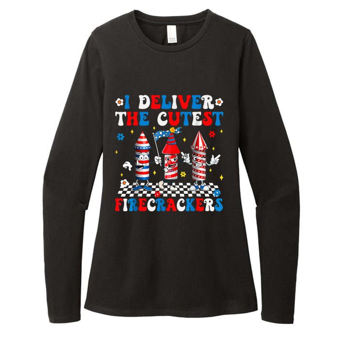 Back Up Terry Put It In Reverse Funny July 4th Firework Womens CVC Long Sleeve Shirt