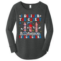 Back Up Terry Put It In Reverse Funny July 4th Firework Women's Perfect Tri Tunic Long Sleeve Shirt