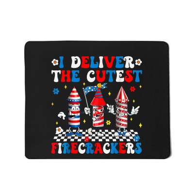 Back Up Terry Put It In Reverse Funny July 4th Firework Mousepad