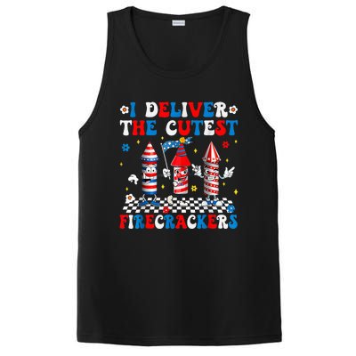 Back Up Terry Put It In Reverse Funny July 4th Firework PosiCharge Competitor Tank