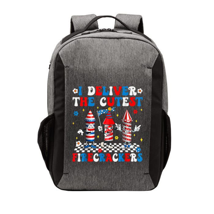 Back Up Terry Put It In Reverse Funny July 4th Firework Vector Backpack