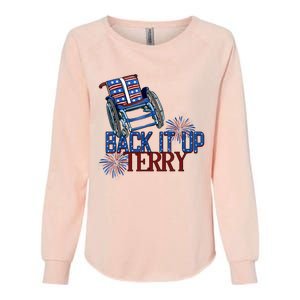 Back Up Terry Put It In Reverse Cute Gift Womens California Wash Sweatshirt