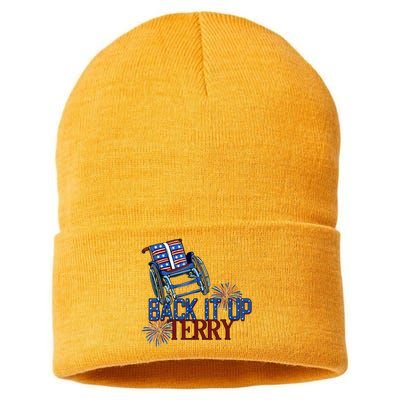 Back Up Terry Put It In Reverse Cute Gift Sustainable Knit Beanie