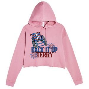 Back Up Terry Put It In Reverse Cute Gift Crop Fleece Hoodie