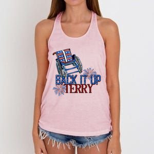 Back Up Terry Put It In Reverse Cute Gift Women's Knotted Racerback Tank