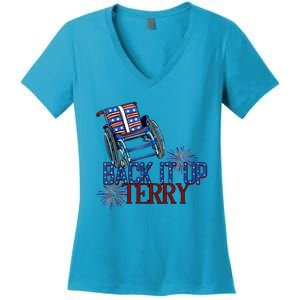 Back Up Terry Put It In Reverse Cute Gift Women's V-Neck T-Shirt