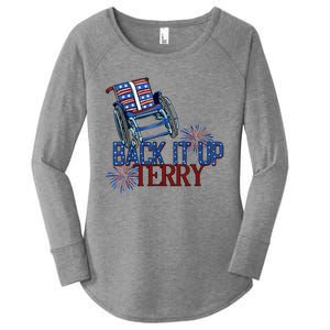 Back Up Terry Put It In Reverse Cute Gift Women's Perfect Tri Tunic Long Sleeve Shirt