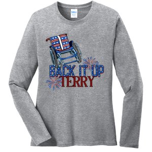 Back Up Terry Put It In Reverse Cute Gift Ladies Long Sleeve Shirt