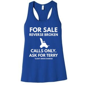 Back Up Terry Put It In Reverse Cool Gift Women's Racerback Tank