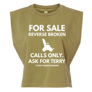 Back Up Terry Put It In Reverse Cool Gift Garment-Dyed Women's Muscle Tee