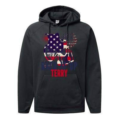 Back Up Terry Put It In Reverse 4th Of July Performance Fleece Hoodie