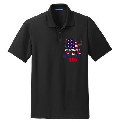 Back Up Terry Put It In Reverse 4th Of July Dry Zone Grid Polo