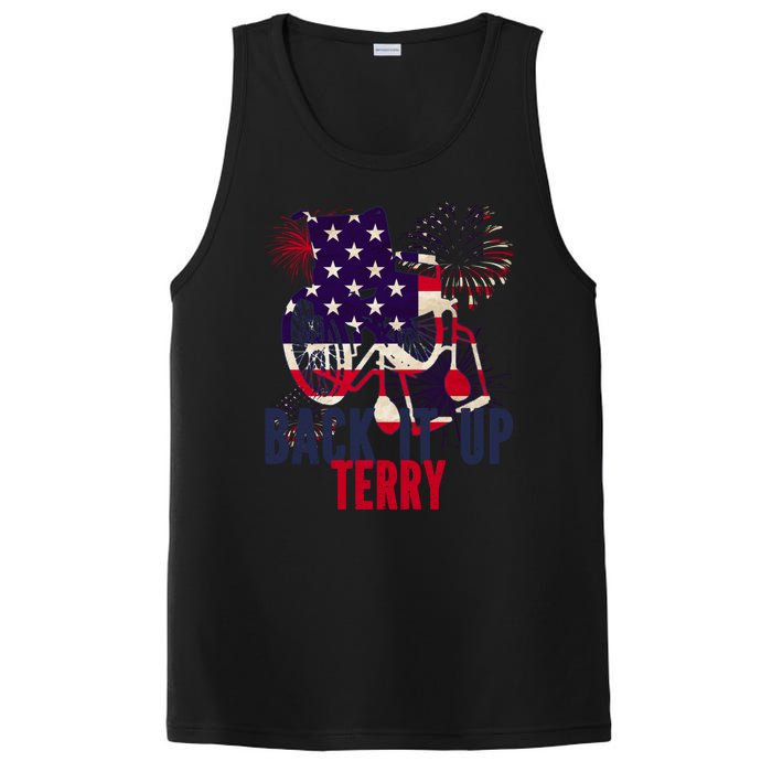 Back Up Terry Put It In Reverse 4th Of July PosiCharge Competitor Tank