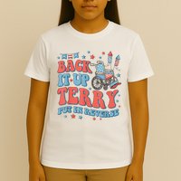Back Up Terry Put It In Reverse Firework Funny 4th Of July Shirts T-Shirt