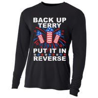 Back Up Terry Put It In Reverse Firework Funny 4th Of July Cooling Performance Long Sleeve Crew