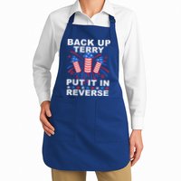 Back Up Terry Put It In Reverse Firework Funny 4th Of July Apron