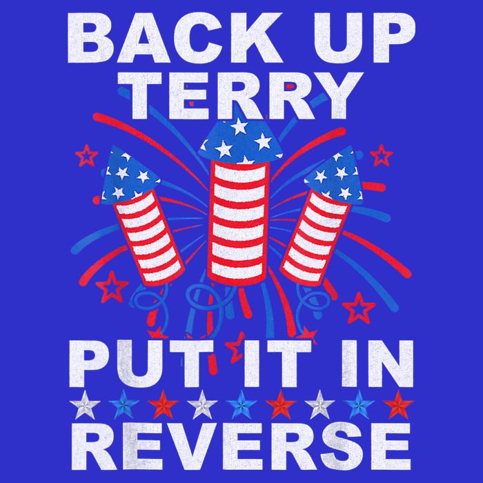 Back Up Terry Put It In Reverse Firework Funny 4th Of July Toddler Hoodie