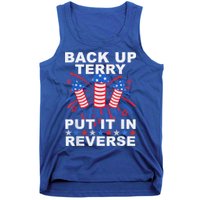 Back Up Terry Put It In Reverse Firework Funny 4th Of July Tank Top