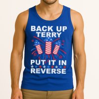 Back Up Terry Put It In Reverse Firework Funny 4th Of July Tank Top