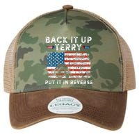 Back Up Terry Put It In Reverse Firework Funny 4th Of July Legacy Tie Dye Trucker Hat