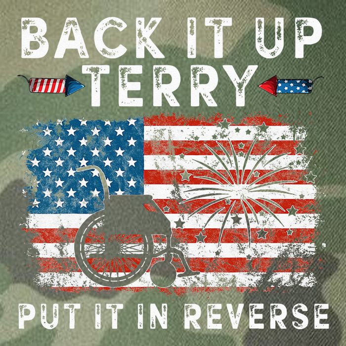 Back Up Terry Put It In Reverse Firework Funny 4th Of July Legacy Tie Dye Trucker Hat