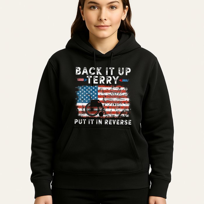 Back Up Terry Put It In Reverse Firework Funny 4th Of July Hoodie