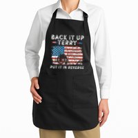 Back Up Terry Put It In Reverse Firework Funny 4th Of July Apron