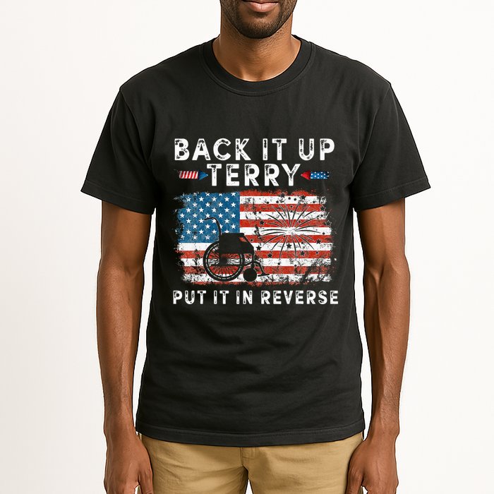 Back Up Terry Put It In Reverse Firework Funny 4th Of July Tall T-Shirt