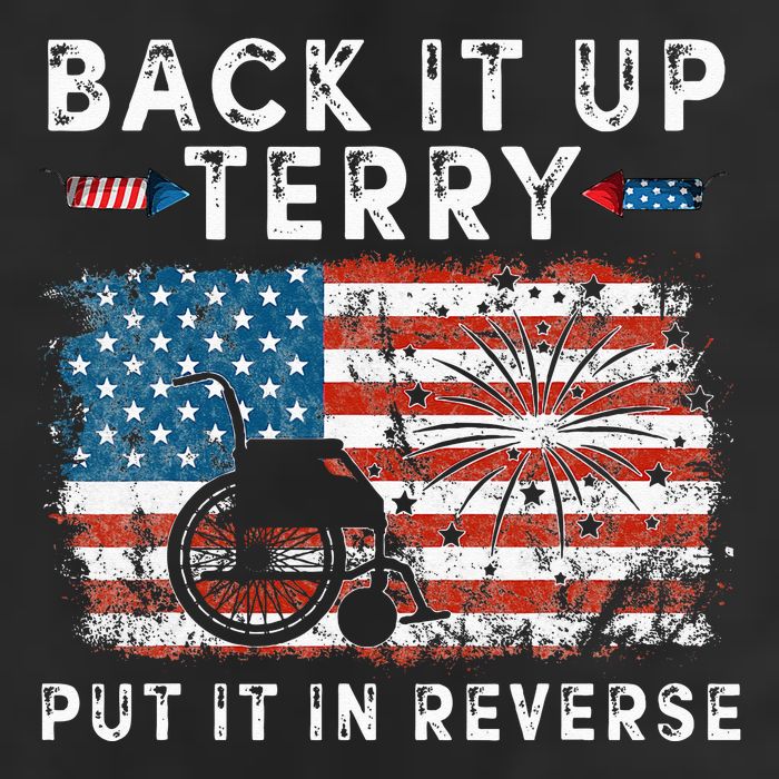 Back Up Terry Put It In Reverse Firework Funny 4th Of July Beanie