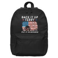 Back Up Terry Put It In Reverse Firework Funny 4th Of July 16 in Basic Backpack