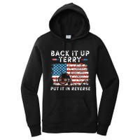 Back Up Terry Put It In Reverse Firework Funny 4th Of July Women's Pullover Hoodie