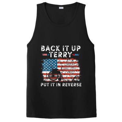 Back Up Terry Put It In Reverse Firework Funny 4th Of July PosiCharge Competitor Tank