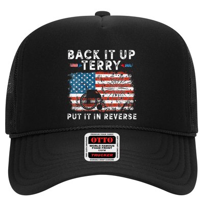 Back Up Terry Put It In Reverse Firework Funny 4th Of July Trucker Hat
